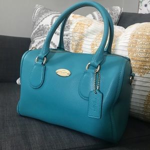 Coach Peyton mini Bennett cross grain leather